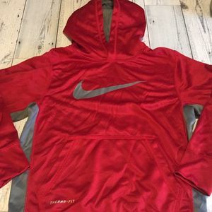 Nike S Red Therma-Fit Hoodie